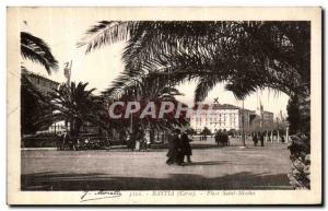 Postcard Old Place Saint Nicolas Bastia Corsica