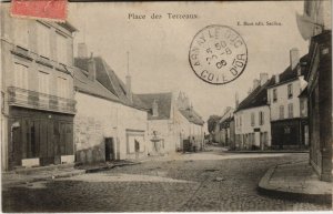 CPA SAULIEU - Place des Terreaux (115887)