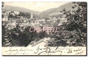 Old Postcard Baden Baden