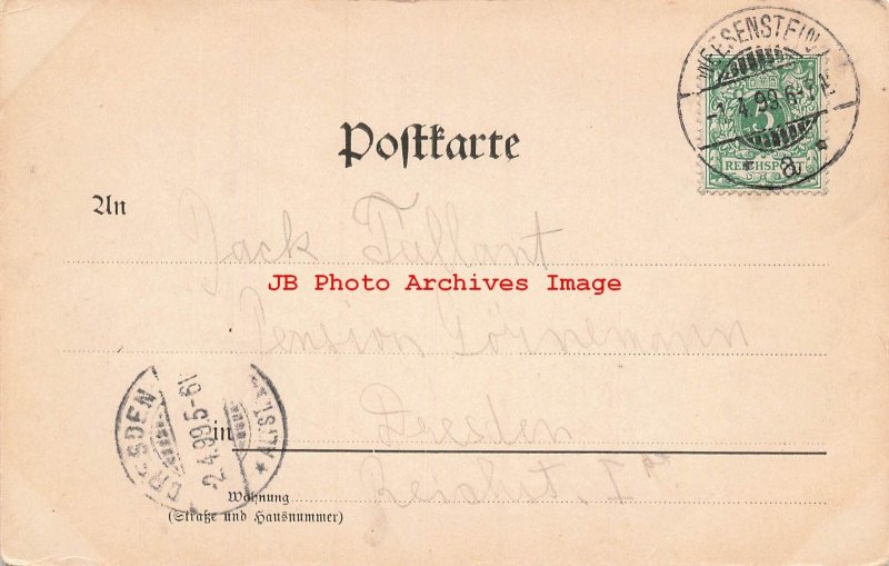 Germany, Weesenstein, Muglitztal, Schloss, Castle, Gesamtansicht