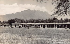 MONTERREY N L MEXICO~CALIFORNIA COURTS MOTEL~1940s REAL PHOTO POSTCARD