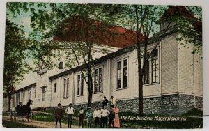 Hagerstown Md The Fair Building Vintage Postcard E1