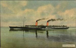 Steamship RMS Columba - Columbia? Caledonia Series c1910 Postcard