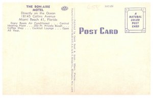 Florida  Miami  Beach  Bon-Aire Motel