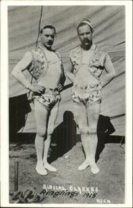 Ringling Bros Circus Performers CLARKES 1915 Image c1940 Photo Postcard EKC