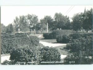 1950's rppc NICE VIEW Harmony - Near Preston & Rushford & Rochester MN i7777