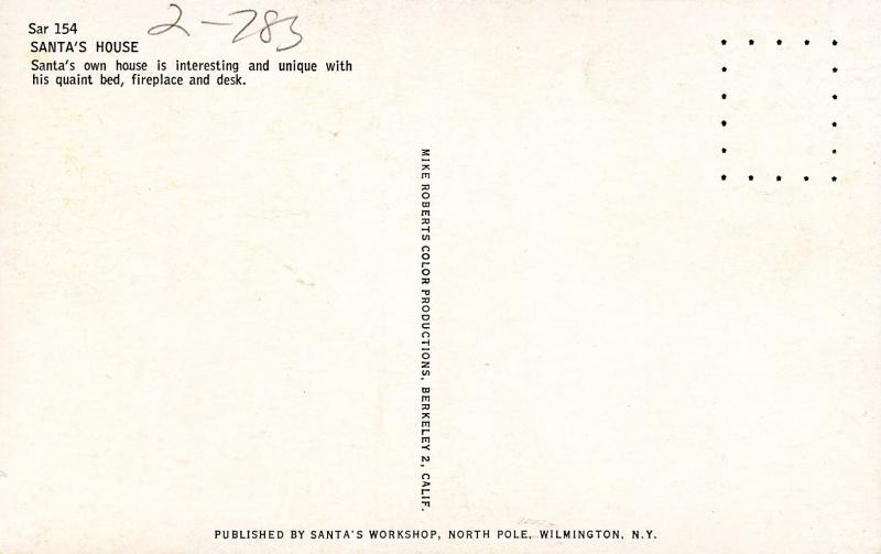 NY - Wilmington. North Pole, Santa's House