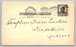 1909  National Bank of Commerce in New York  Postal Card  Postcard