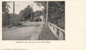 Mullica Hill NJ Memorial Day Parade Postcard E.W. Humphreys 1914 New Jersey