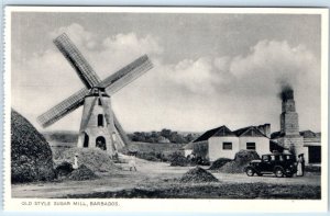 BARBADOS Old Style Sugar Mill Postcard