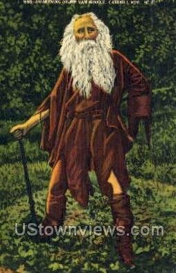 Awakening of Rip Van Winkle in Catskill Mountains, New York