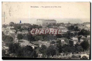 Old Postcard Arcachon General View of the City of Summer