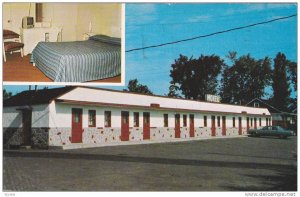 2 Views, Motel Ideal, Laval, Quebec, Canada, PU-1974