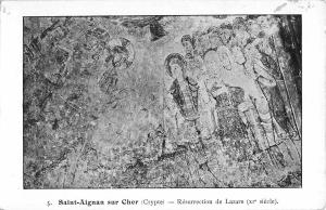 BF6373 saint aignan sur cher crypte resurrection de laza france      France