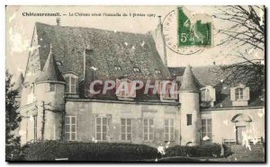 Old Postcard Chateaurenault Chateau before incendle of 5 February 1907