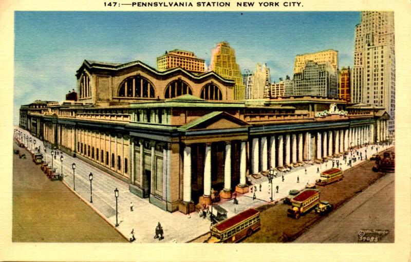 NY - New York City. Pennsylvania Station