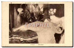 Old Postcard Musee Du Luxembourg Ottmann Odalisque