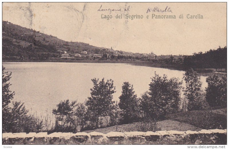 Lago del Segrino e Panorama di Carella ,Como, Lombardy, Italy , PU-1913