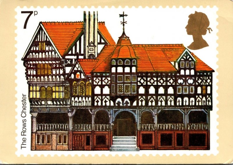 England Stamps The Rows Chester