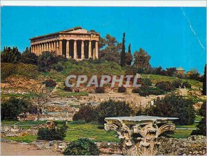 Postcard Modern Athens The Theseion (Temple of Hephaestus)