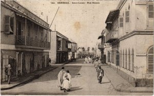CPA AK SENEGAL Saint-Louis - Rue Bisson (68385)