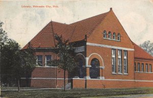 J59/ Nebraska City Postcard c1910 Library Building 189