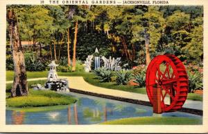 Florida Jacksonville The Oriental Gardens 1946 Curteich