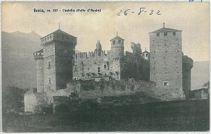 31899 AOSTA province vintage postcard - Fénis FENIS-