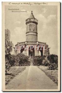 Postcard Old Saarbrcken Winterberg Denkmal