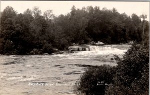 Wisconsin Wolf River Below Sullivan's Falls Menominee Indian Reserv Postcard W16