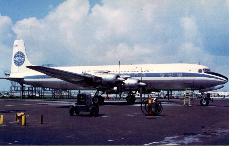 Pan American Airways - Douglas DC-6B  (aviationcards.com)