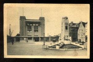 dc15 - BELGIUM Anvers 1935 Place du Petit Tunnel Monument. Art Deco Architecture