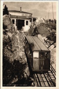 Norway Bergen Floibanen Station Train Vintage Postcard C210