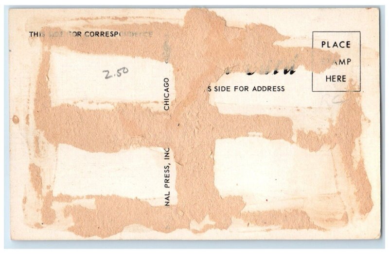 c1940 Cross Road Cabins Cambridge Junction Exterior Brooklyn Michigan Postcard