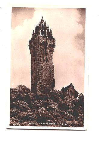 Real Photo Wallace Monument, Stirling Scotland,