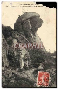 Old Postcard The Rock Sphynx between Champeix and Saint Nectaire