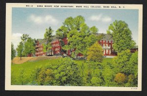 Edna Moore Dorm Mars Hill College Mars Hill NC Unused c1930s