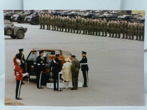 Job Lot 5x  Royalty Photos Hrh Queen Elizabeth Queen Mother at Military Ceremony