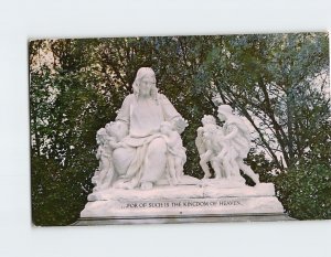 Postcard For of Such is the Kingdom of Heaven Forest Lawn Memorial Park CA USA