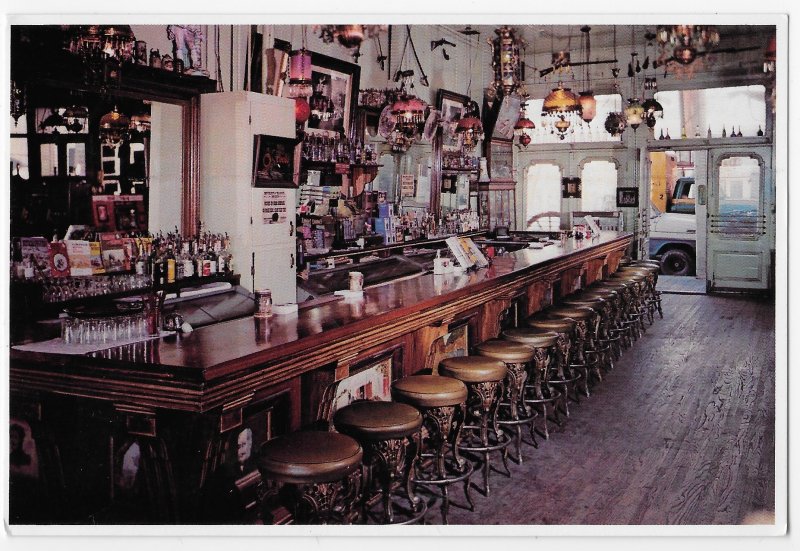 Interior of Bucket of Blood Saloon Virginia City Nevada 4 by 6