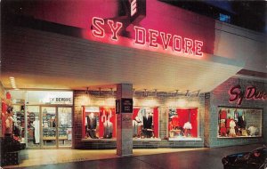 Las Vegas Nevada Sands Hotel Sy Devore Suits Tailor Mens Shop Postcard AA111342