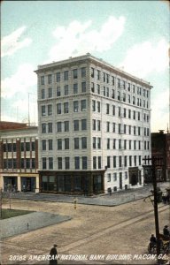 Macon Georgia GA American Nat'l Bank Building c1910 Vintage Postcard