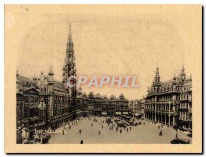 Postcard Modern Brussels Hotel de Ville and Grand Place
