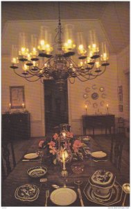 Interior, Dining Room, Whim Greathouse 1790, restoration of the St. Croix Lan...