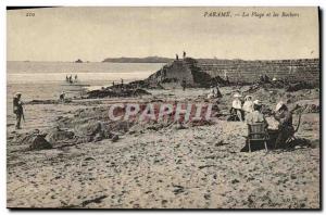Old Postcard Parame The Beach and Rocks