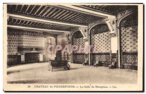 Old Postcard Chateau de Pierrefonds The Reception Room