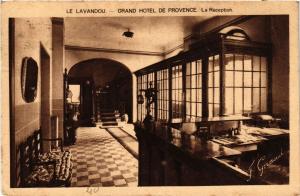 CPA Le LAVANDOU - Grand Hotel de Provence - La Reception (635248)