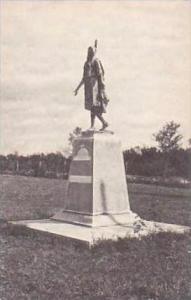 Virginia Jamestown Island Pocahontas Statue Albertype