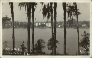 Avon Park FL Hotel c1920s Real Photo Postcard