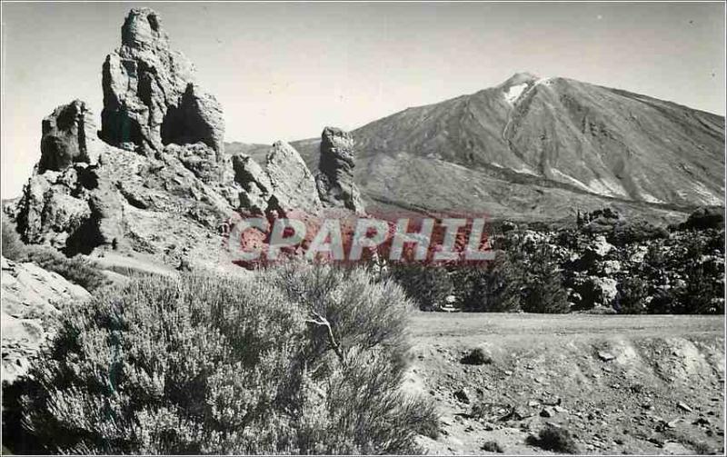 Postcard Modern Tenerife El Teida Dominguez Madrid Foto J Ceballero Reproducc...